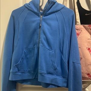 Lululemon Blue Zip-Up Hoodie